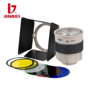 Fresnel Jinbei EF-ZF6 c/ Barndoor Bowens