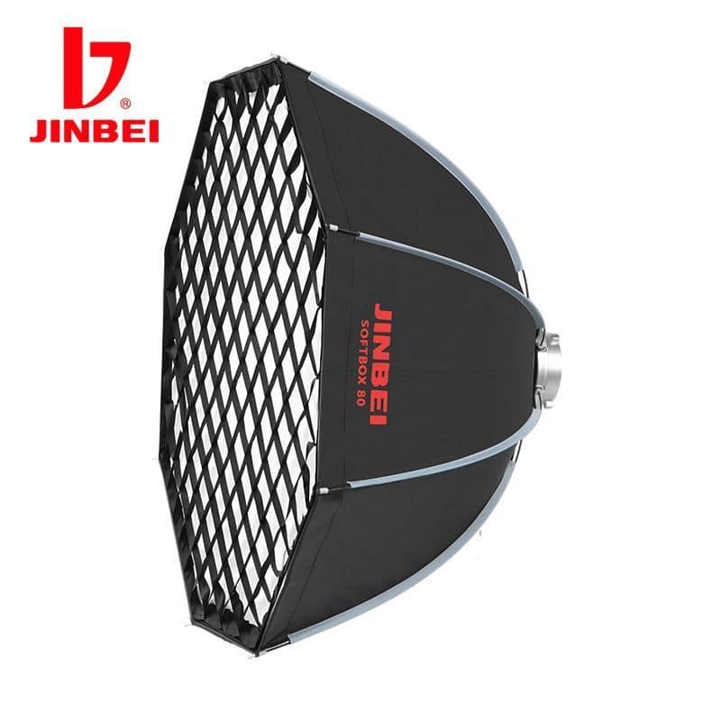 Softbox Jinbei 80cm octogonal para fotografía y accesorios.