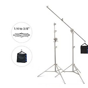 Tripode Jirafa Jinbei M-II 2-en-1 c/Brazo y Contrapeso