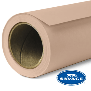 Rollo Papel Sinfín 2,7 x 11m Beige (Pecan) Savage P/ Fondo de Estudio