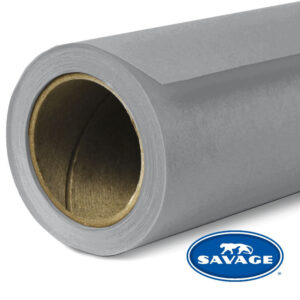 Rollo Papel Sinfín 1,35 x 11m Gris (Fashion Grey) Savage P/ Fondo de Estudio