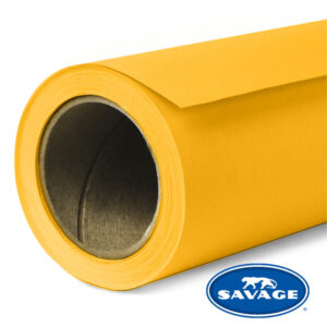 Rollo Papel Sinfín 2,7 x 11m Deep Yellow Savage P/ Fondo de Estudio