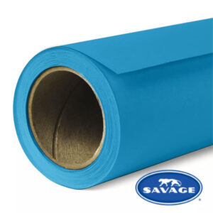 Rollo Papel Sinfín 2,7 x 11m Turquoise Savage P/ Fondo de Estudio