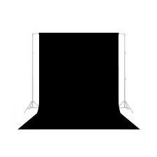 Rollo Papel Sinfín 2,7 x 11m Black Savage P/ Fondo de Estudio