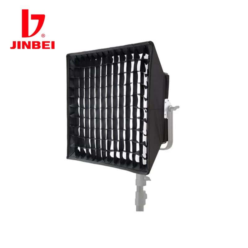 Softbox Jinbei P80BI/P80RGB con rejilla para iluminación profesional.