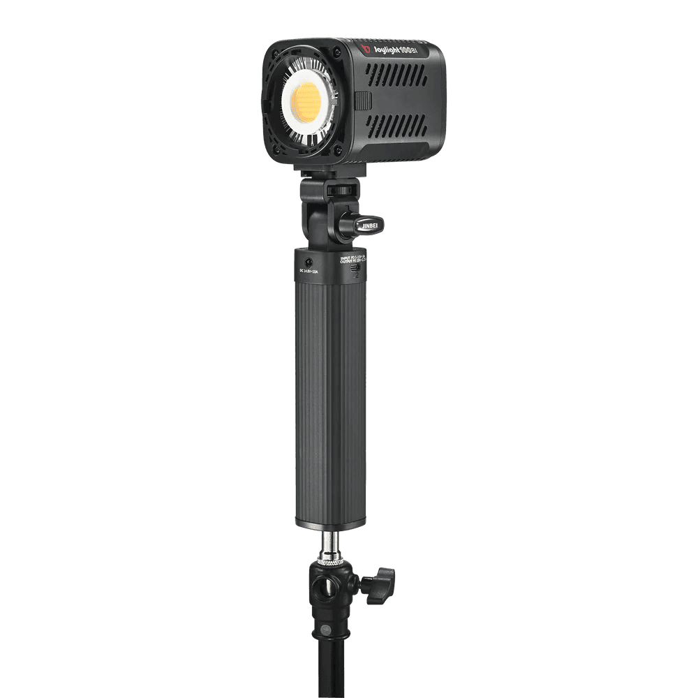 Flash Jinbei BG-98 con soporte para fotografía profesional.