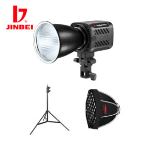 KIT Creador de Contenido Jinbei JL-100Bi + Softbox KM-40 + Trípode EQ-200