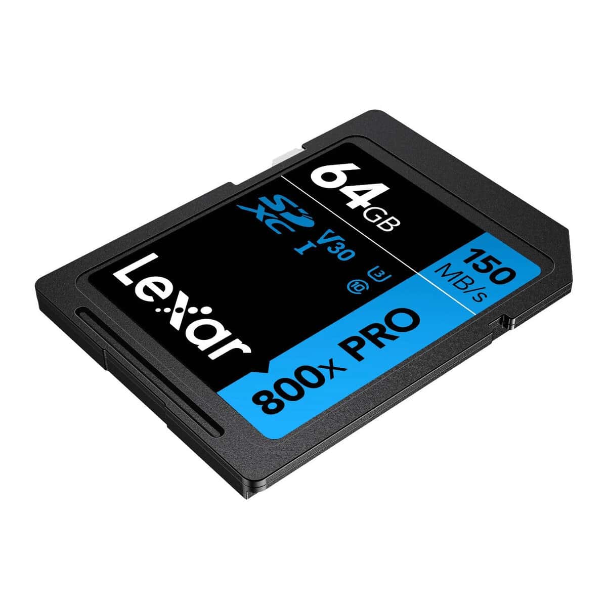 Tarjeta de memoria SDXC Lexar 800X PRO 64GB UHS-I V30 150MB/S.