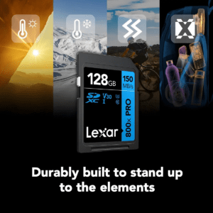 Tarjeta SDXC Lexar 800X PRO 128GB UHS-I V30 150MB/S