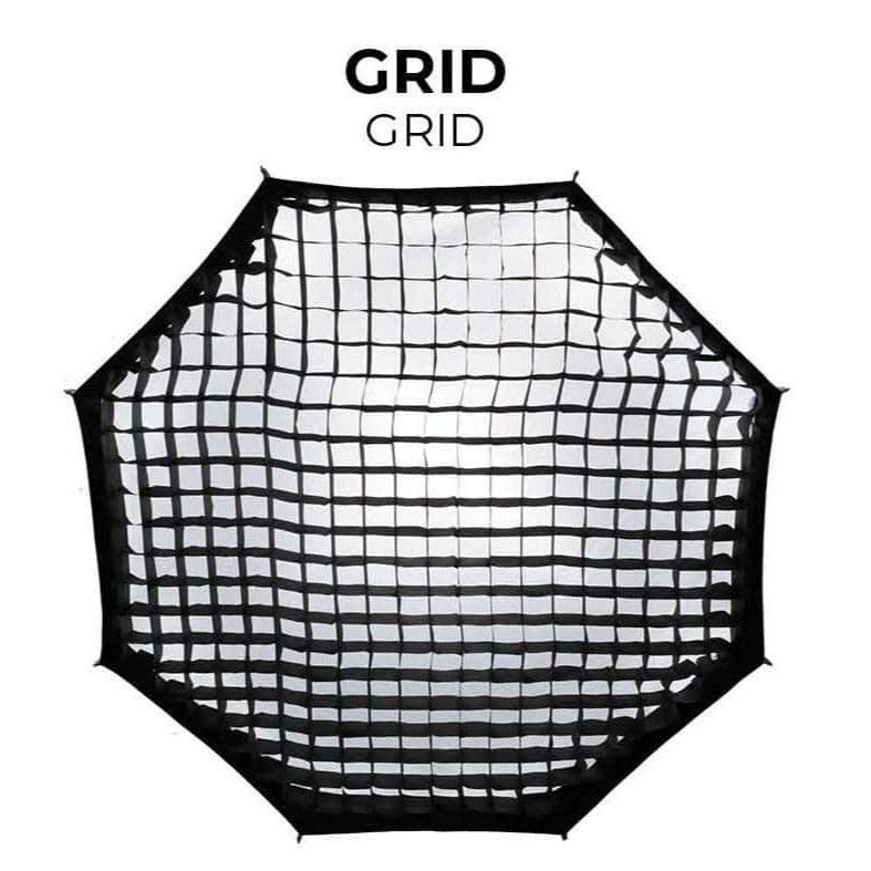 Softbox Jinbei 150cm Octogonal con Grid KE-150: vista 8