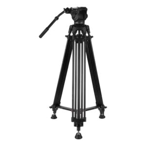 Trípode Profesional Video Cabezal Fluido Weifeng Wt-616t