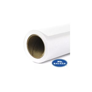 Rollo Papel Sinfín 2,7 x 11m Pure White Savage P/ Fondo de Estudio