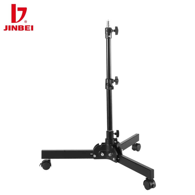 Tripode iluminación 70cm DDJ-70 c/ruedas JINBEI